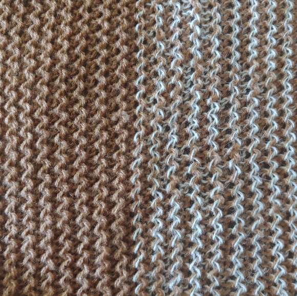 NWT Justin & Taylor Light Brown Poncho with Fringe - Picture 5 of 5